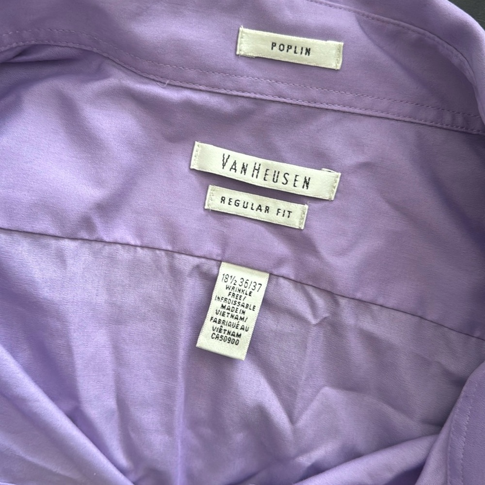 Pale purple Van Heusen dress shirt